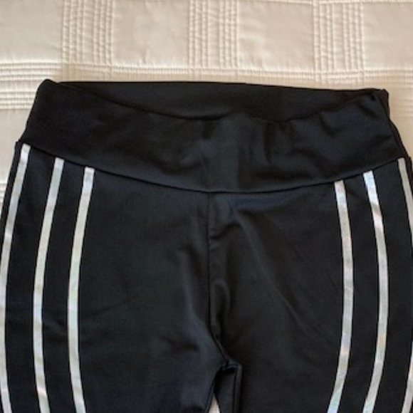New Without Tags FITTOO Reflective Workout Leggings/High Waisted Yoga Pants - Picture 5 of 11